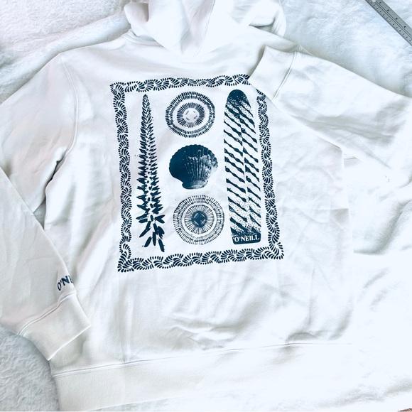 NWT O'Neill Classic White Hoodie - Picture 2 of 6
